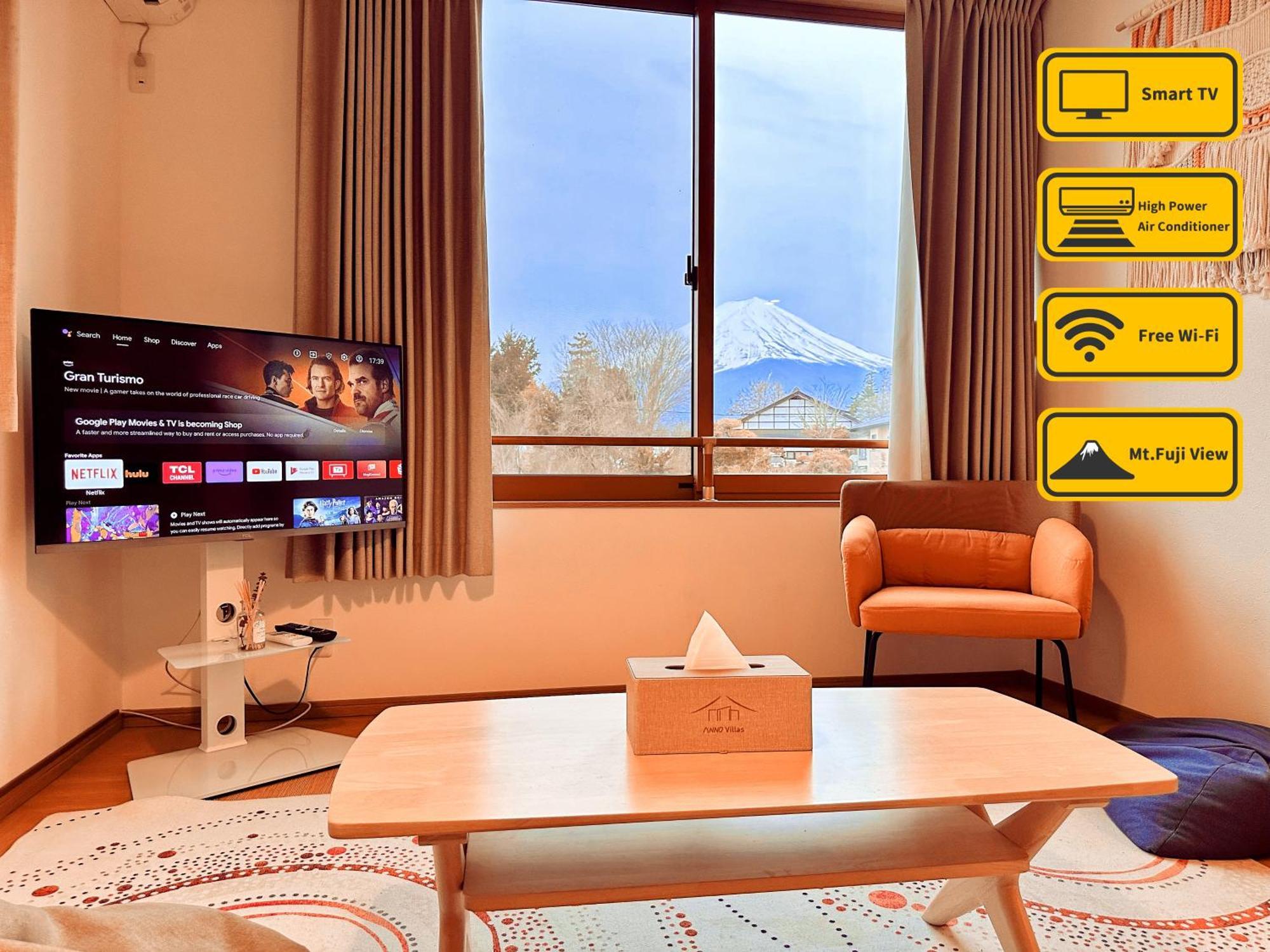 ヴィラ山間堂 Mt.Fuji view BBQ Bonfire AnnoVillas Sankando Fujikawaguchiko Exterior foto